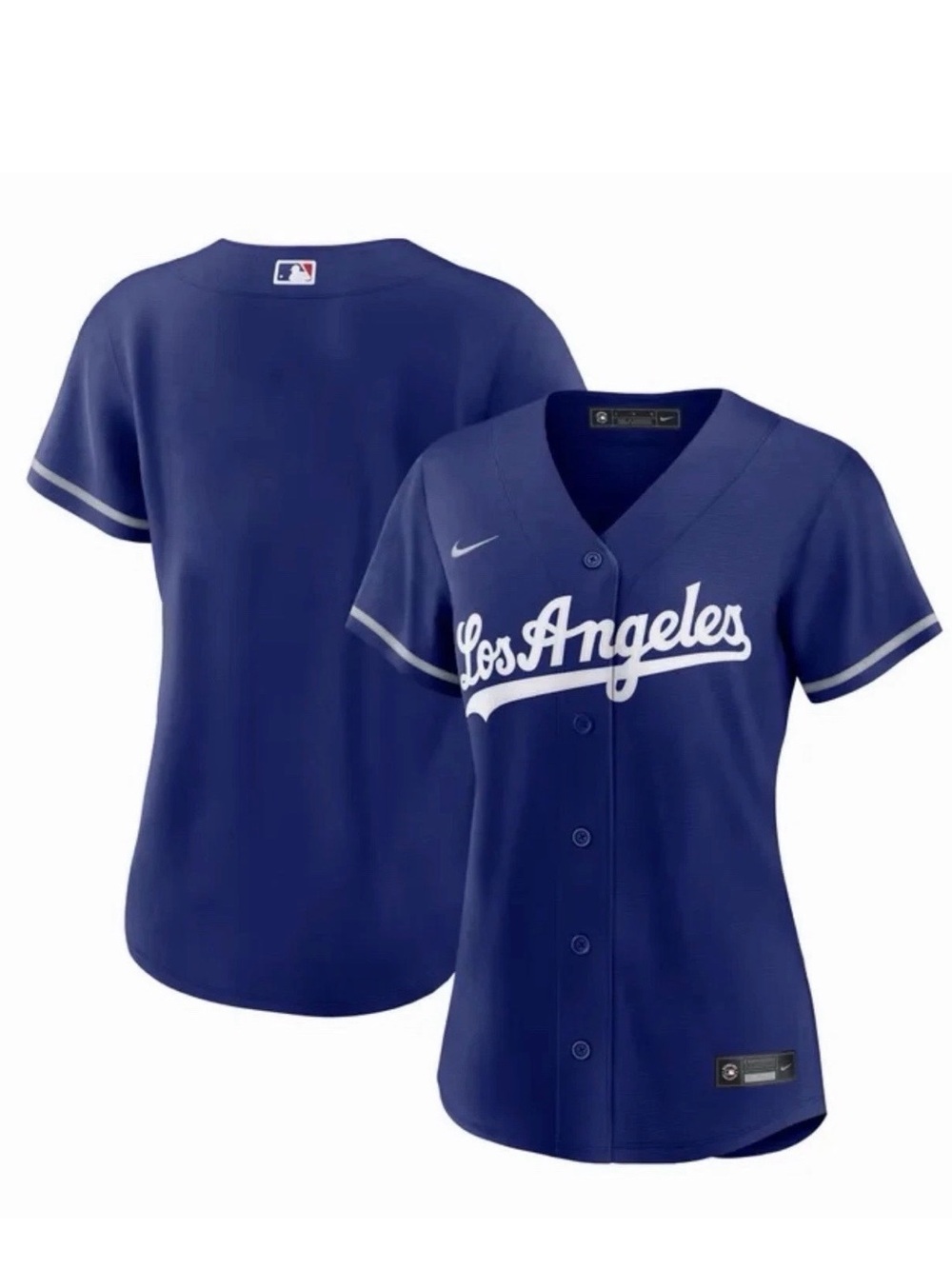 Women's Los Angeles Dodgers Blank Royal Blue Alternate Nike Jersey -Small